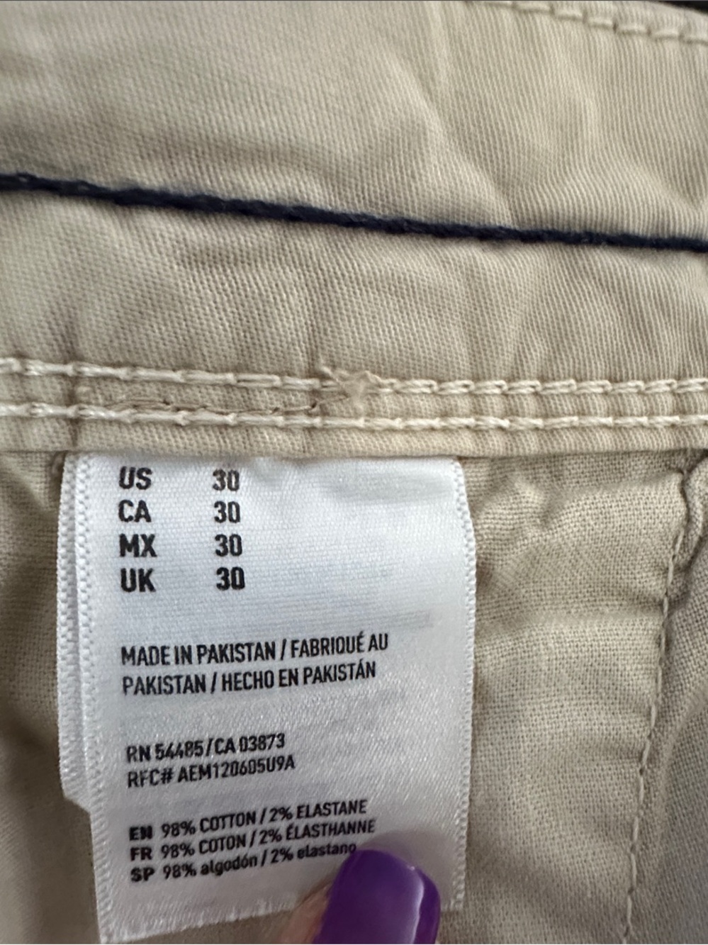 American Eagle Men's Shorts - Tan and Khaki Two-Pack - Picture 9 of 15